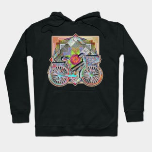 Summer In The City On A Bicycle Hoodie